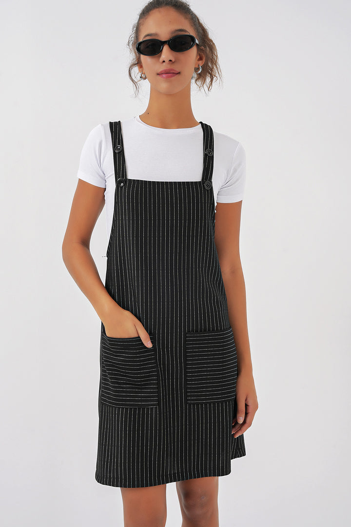 Bigdart 2440 Mini Salopette Robe - Noir