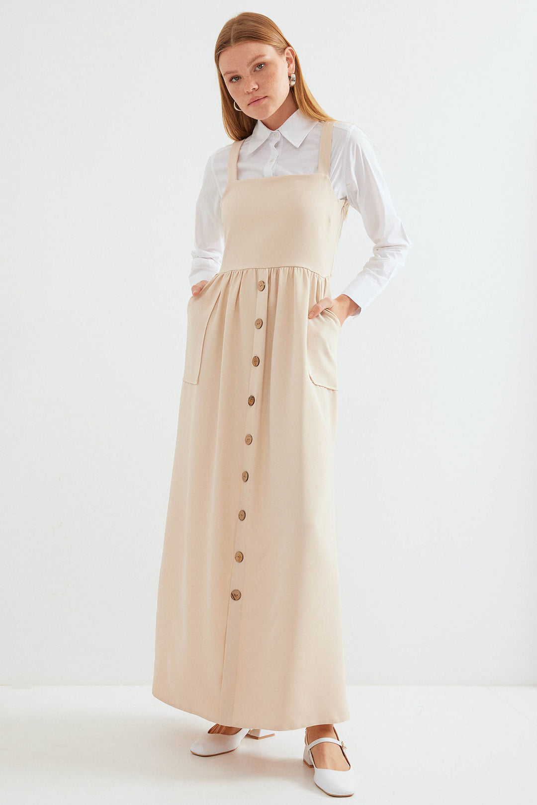 Bigdart 2490 Long Dungaree Dress