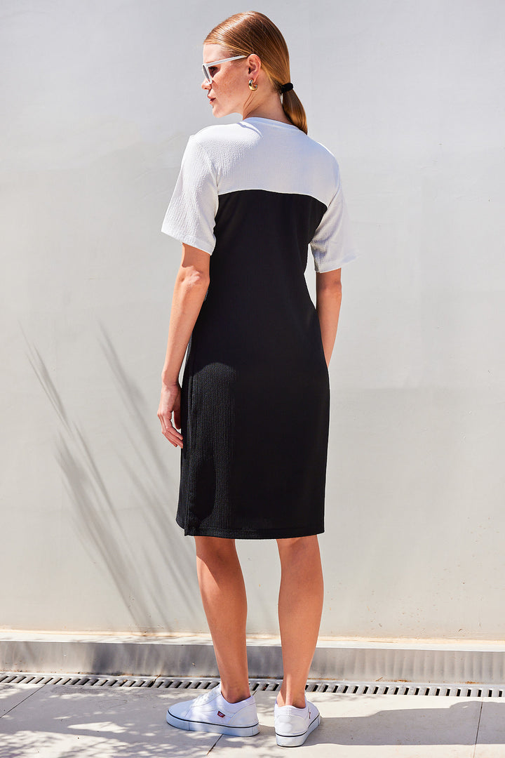 Bigdart 2505 Robe Tricot d'Été - Noir