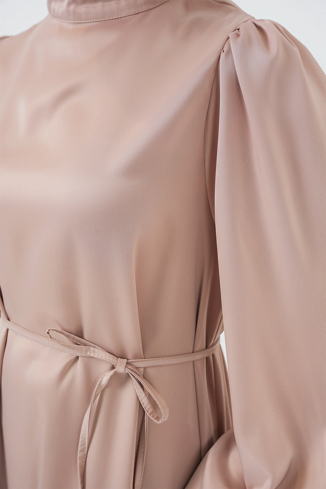 Bigdart Robe de Soirée en Satin 2510 - Biscuit
