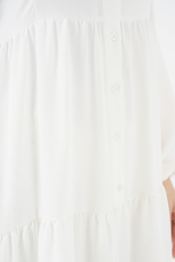 Bigdart Robe de hijab longue pour femmes 2527 - Blanc