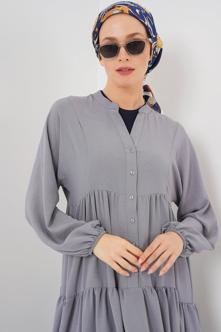 Bigdart Robe longue femme en hijab 2527 - Gris