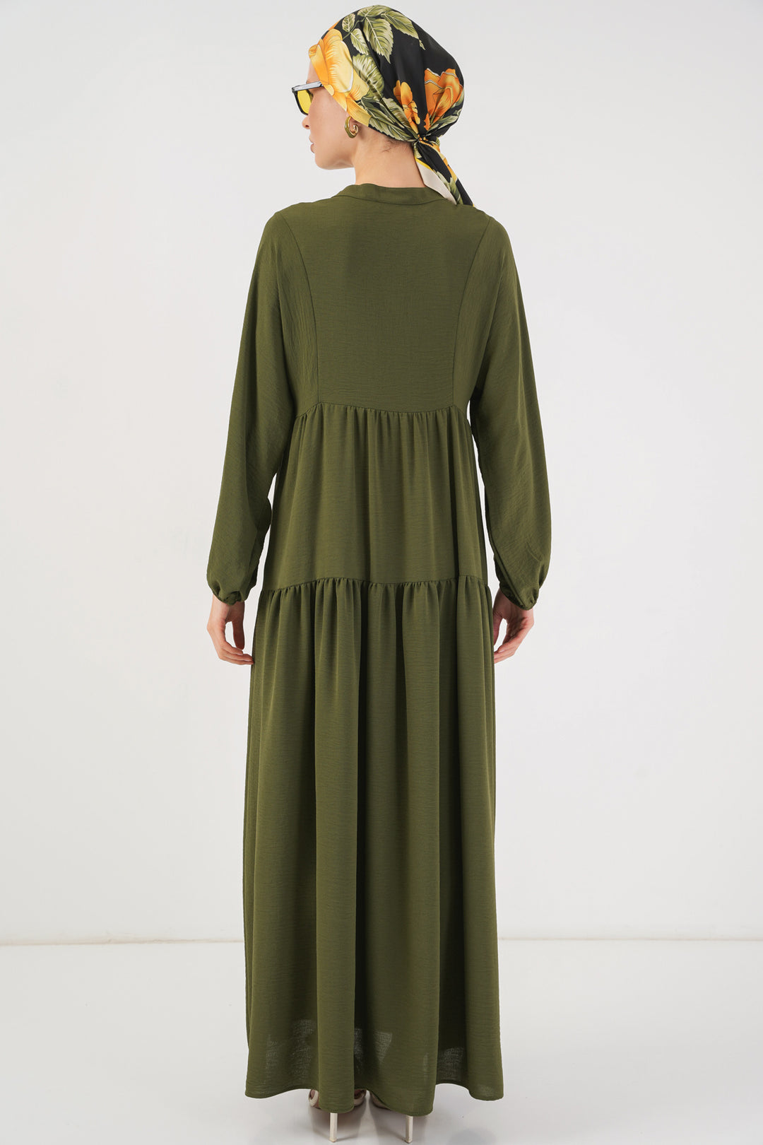 Bigdart Robe longue modeste pour femme 2527 - Kaki