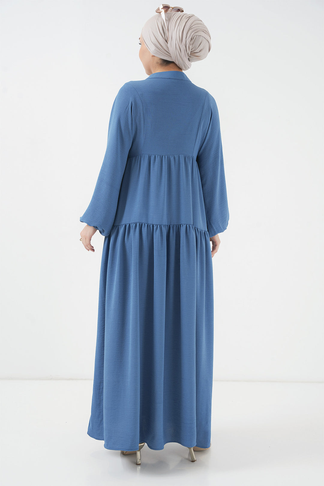 Bigdart Robe longue de hijab pour femme 2527 - Indigo