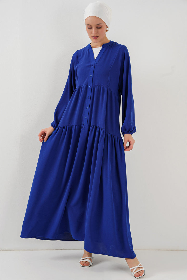Bigdart Robe de hijab longue pour femmes 2527 - Bleu roi