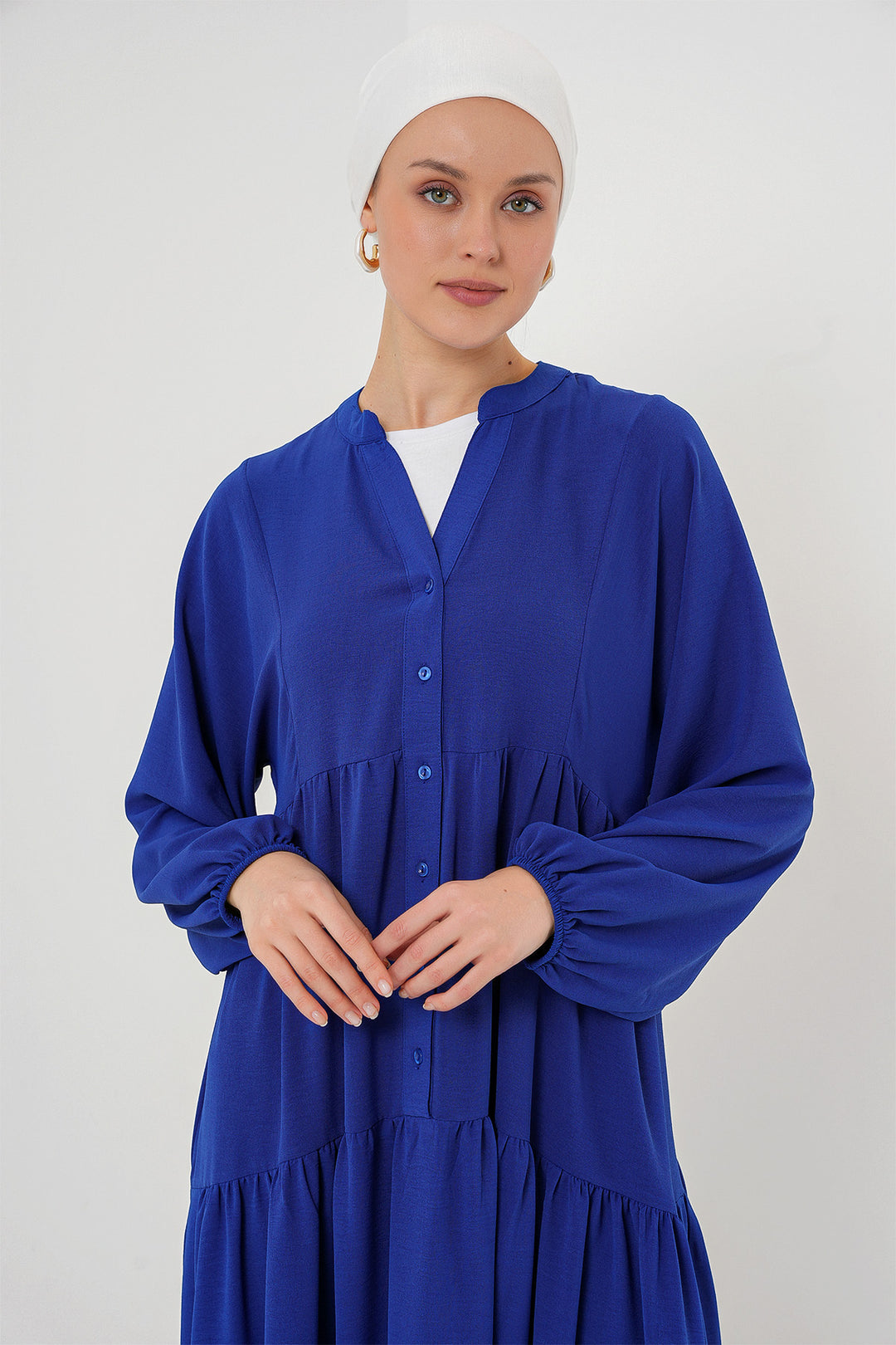 Bigdart Robe de hijab longue pour femmes 2527 - Bleu roi