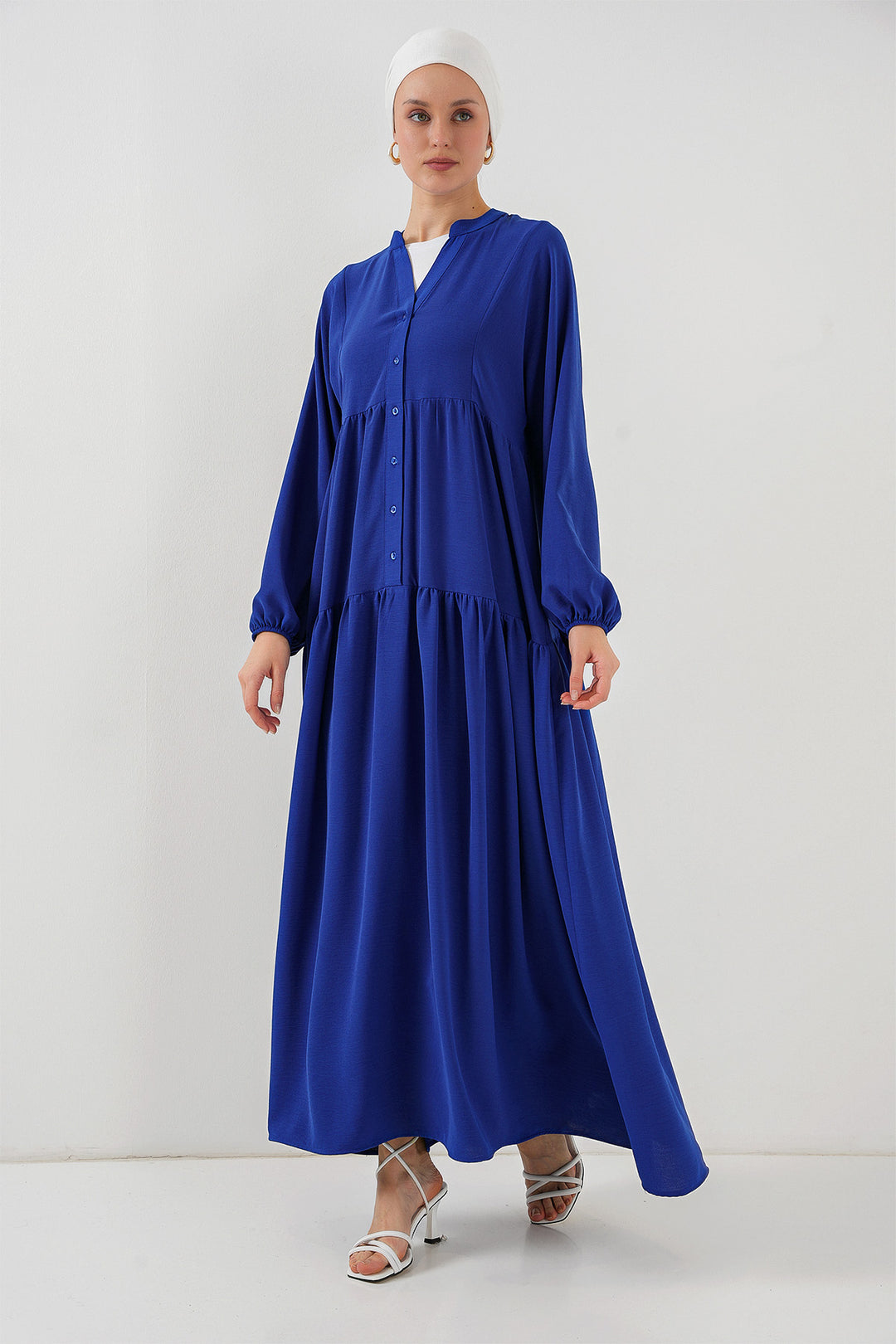 Bigdart Robe de hijab longue pour femmes 2527 - Bleu roi