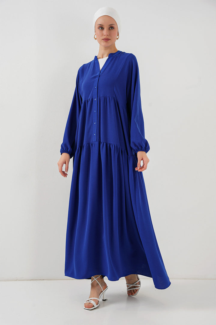 Bigdart Robe de hijab longue pour femmes 2527 - Bleu roi