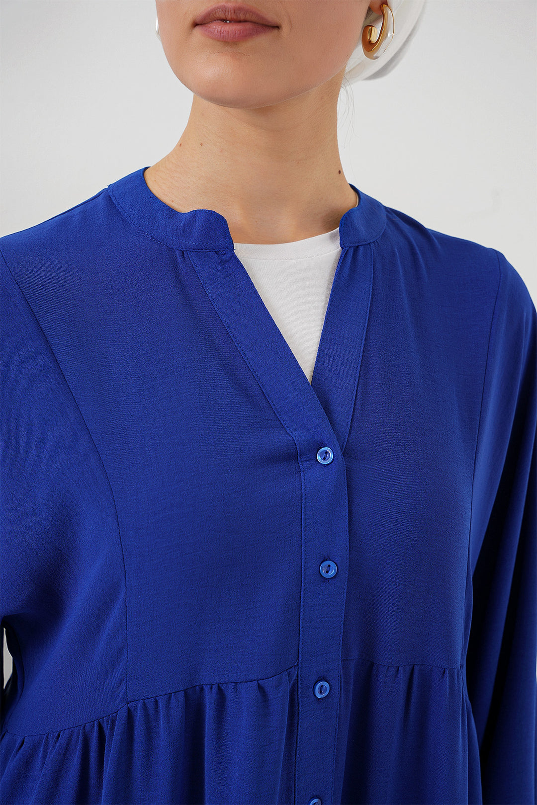 Bigdart Robe de hijab longue pour femmes 2527 - Bleu roi