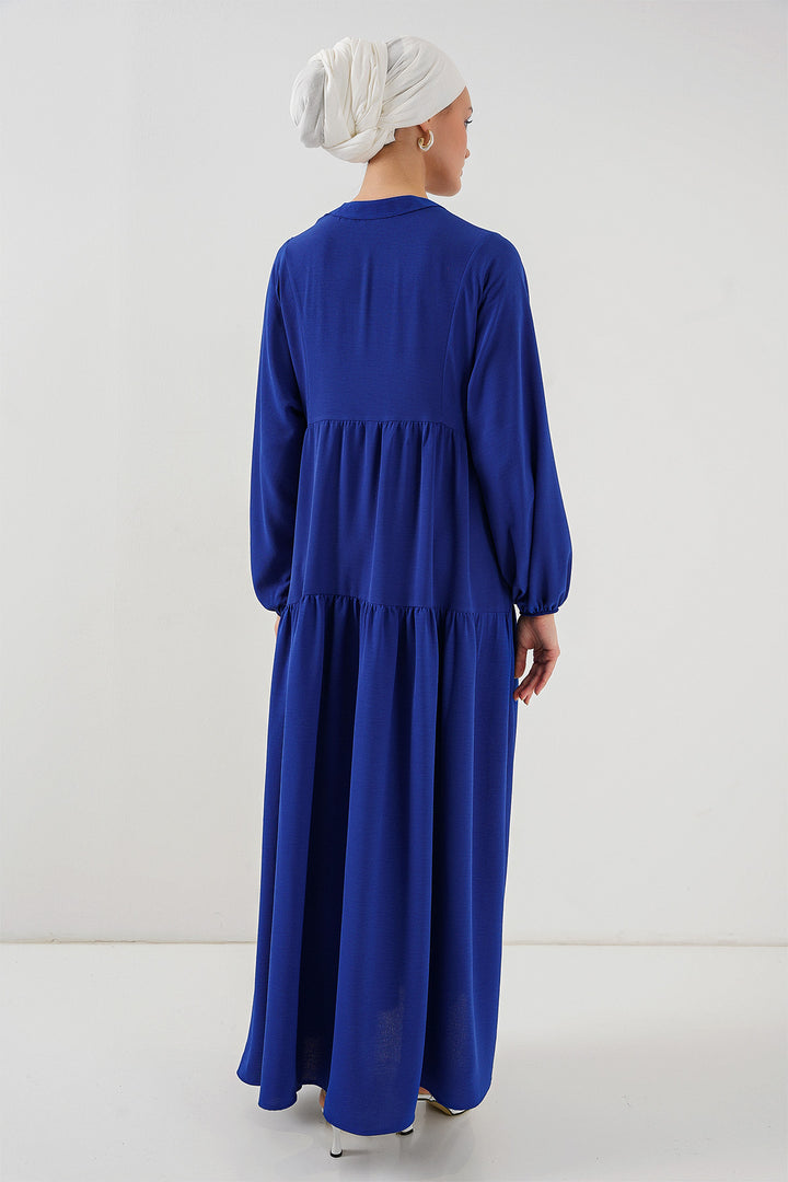 Bigdart Robe de hijab longue pour femmes 2527 - Bleu roi