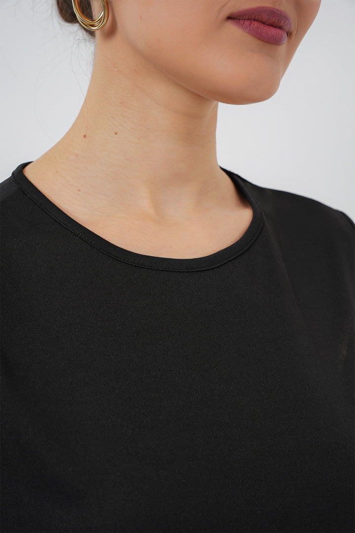 Bigdart 2535 Jupon intérieur sans manches pour robe midi - Noir