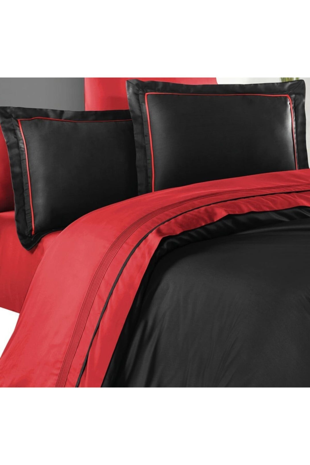 Maxhomen Ensemble de literie en satin de coton pour une personne Calderia