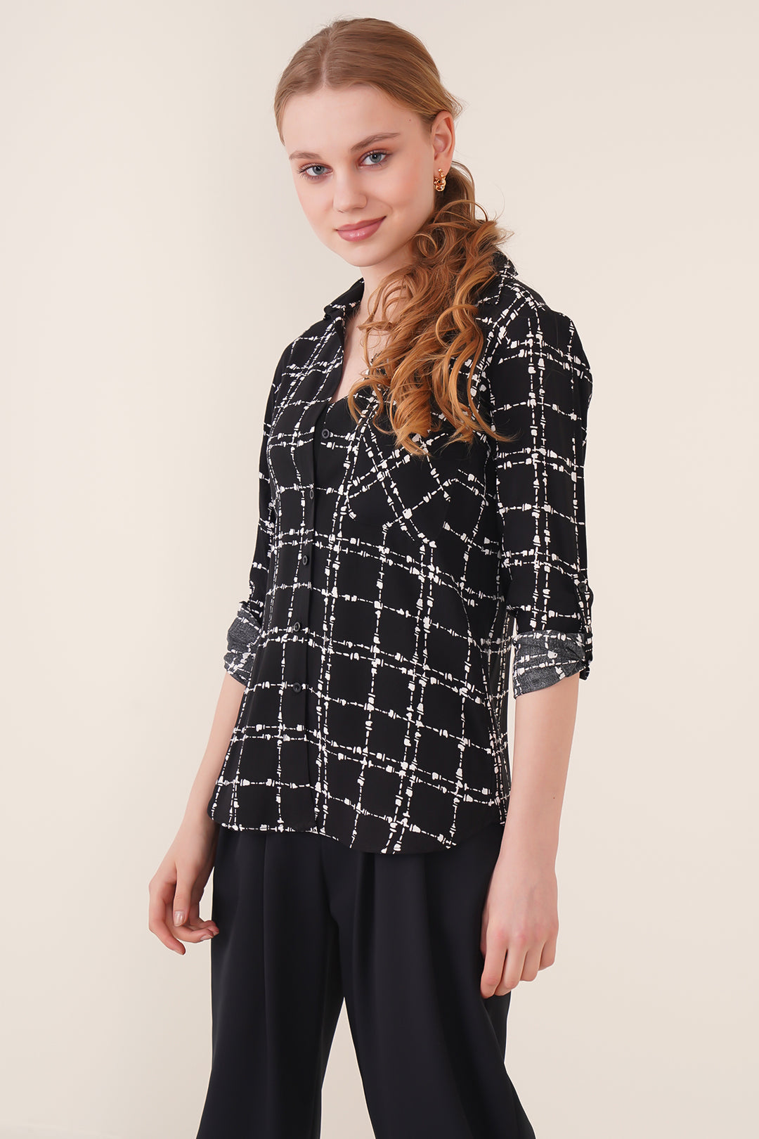 Bigdart 3639 Chemise à poche unique - Noir
