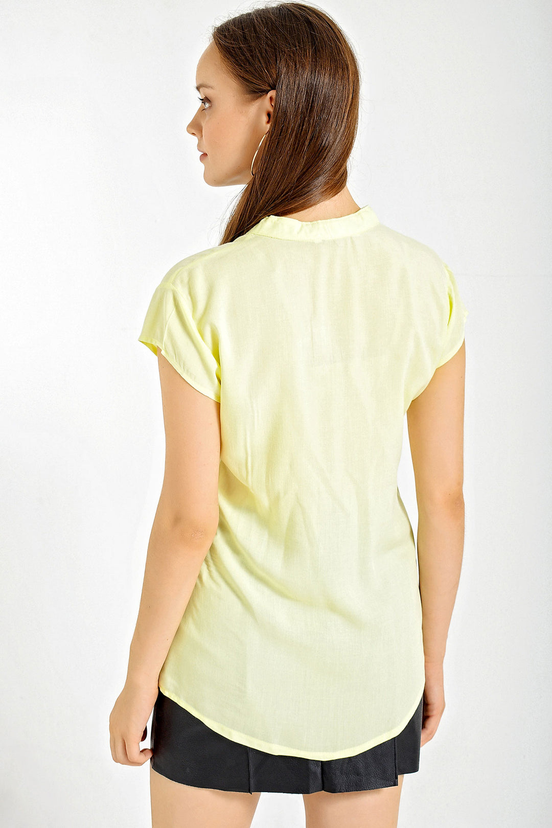 Bigdart 3711 Chemise à Manches Courtes - Jaune