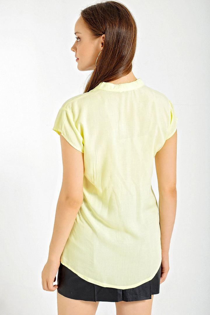 Bigdart 3711 Chemise à Manches Courtes - Jaune