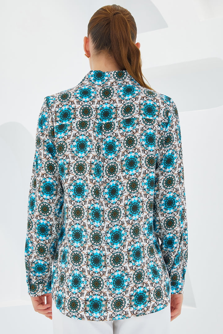 Bigdart Chemise à motifs graphiques 3721 - Bleu marine