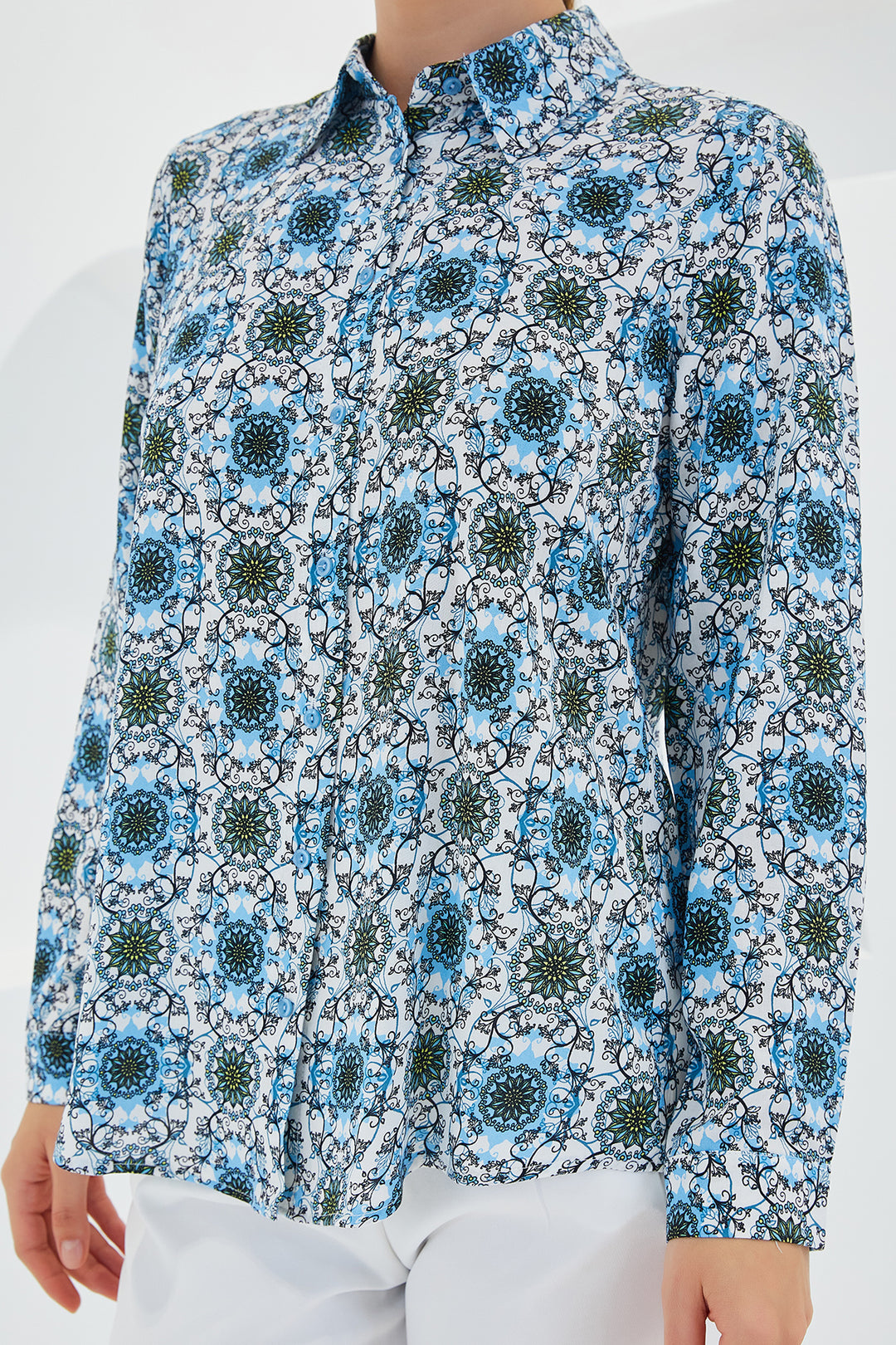 Bigdart 3721 Chemise à Motifs - Turquoise