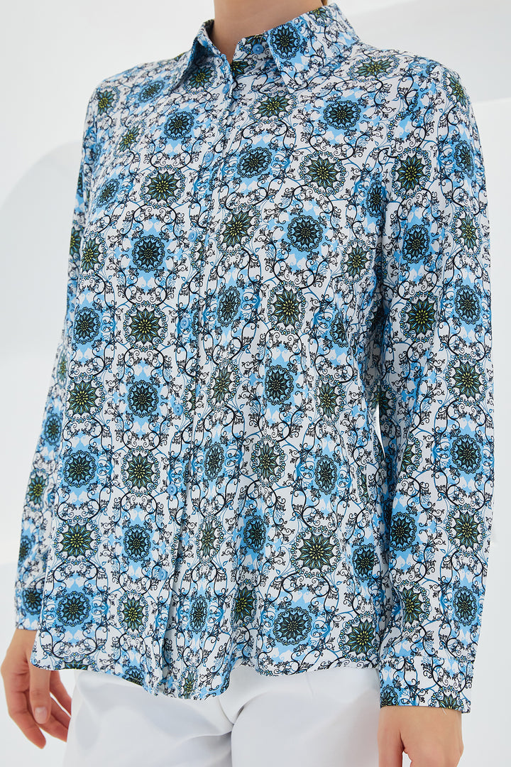 Bigdart 3721 Chemise à Motifs - Turquoise