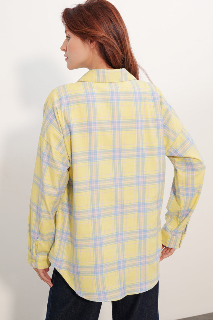 Bigdart Chemise à carreaux à poche unique 3854 - Menthe