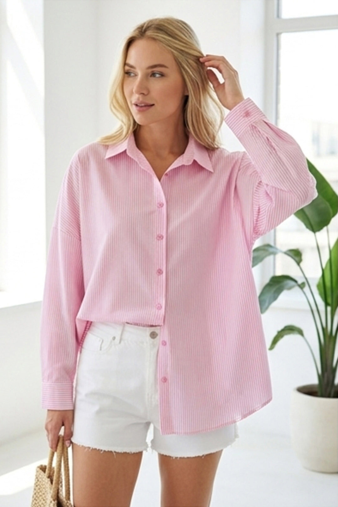 Bigdart 3900 Chemise oversize rayée - y.Rose