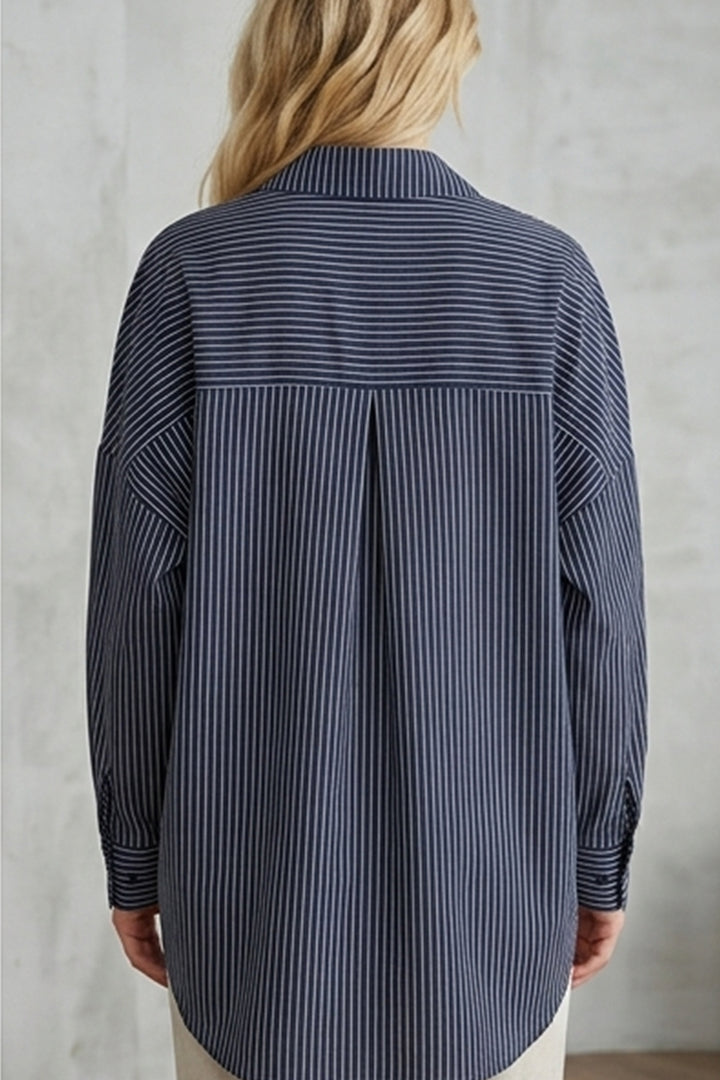 Bigdart Chemise Basique Longue Oversize 3900 - c.Bleu marine