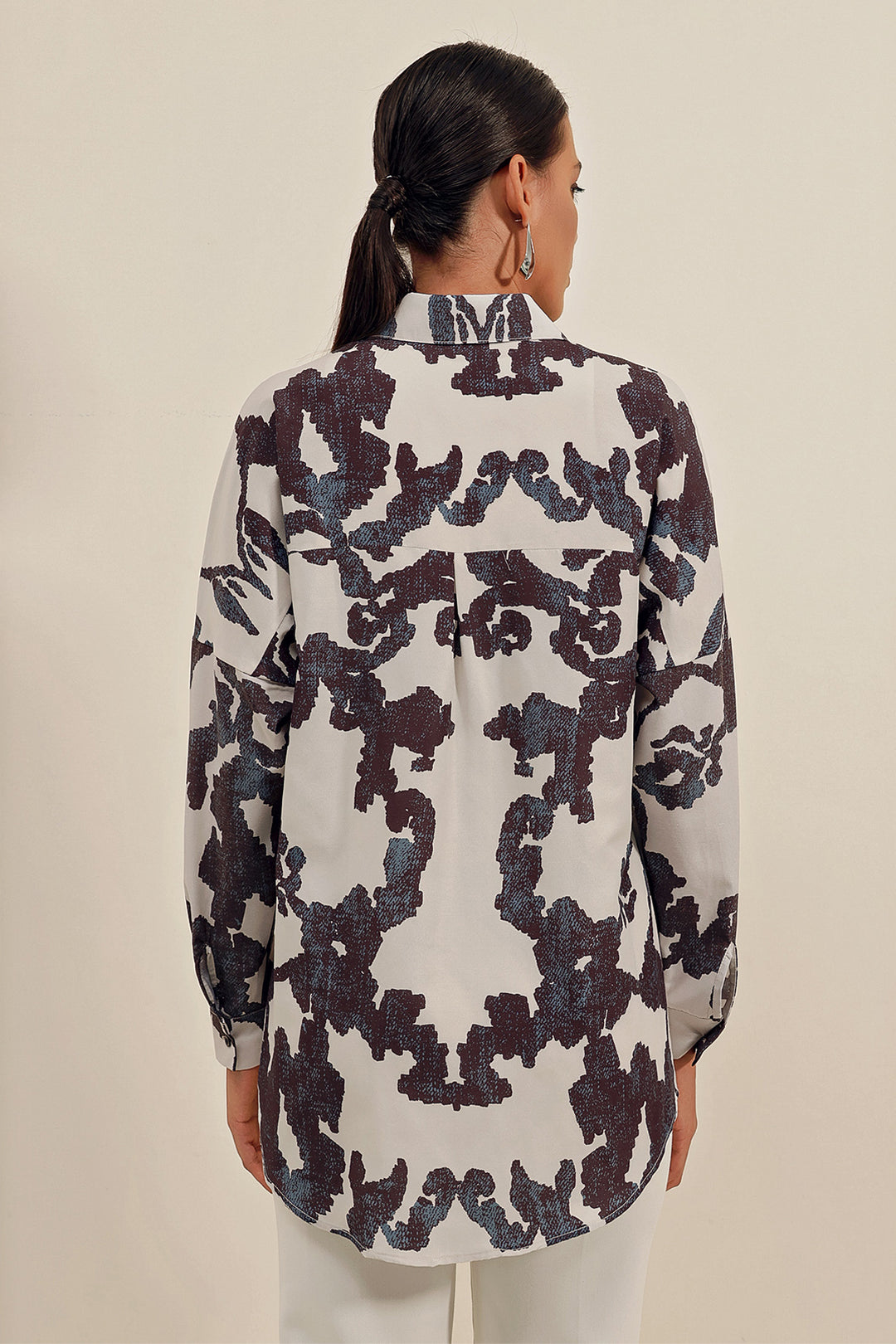 Bigdart 3900 Chemise Basique Longue Oversize - Noir D.