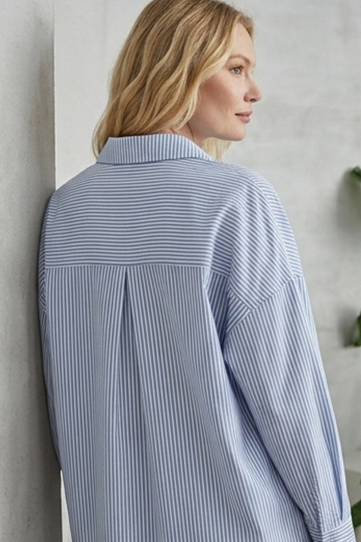 Bigdart Chemise Basique Longue Oversize 3900 - v. Indigo