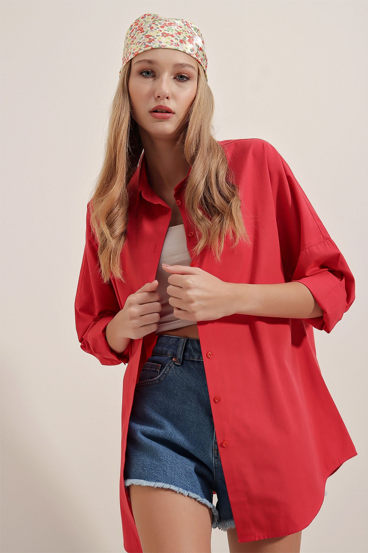 bigdart chemise rouge femme