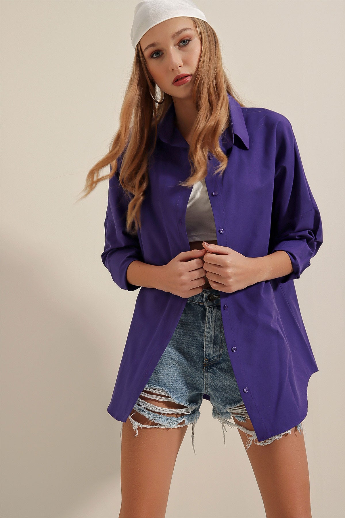 bigdart chemise violet femme
