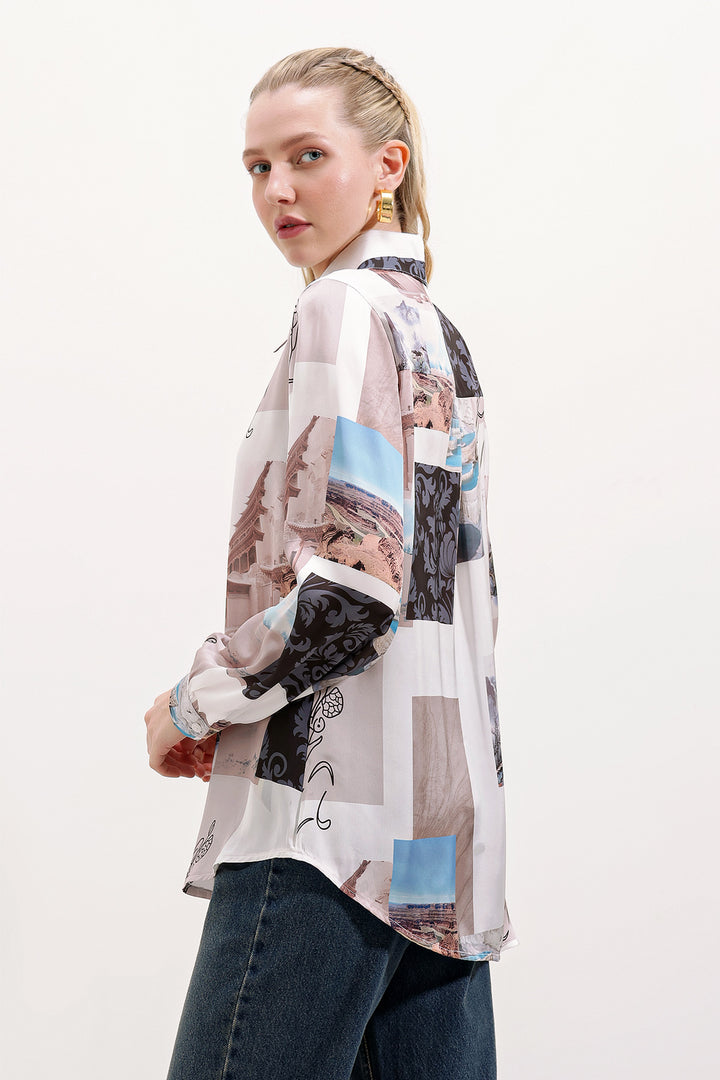 Bigdart 3964 Chemise en satin légère - A.Bej