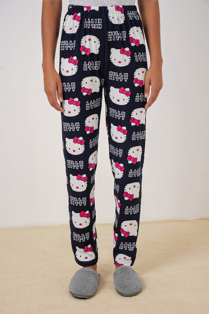 Bigdart 4323 Bas de pyjama à motifs - Bleu marine