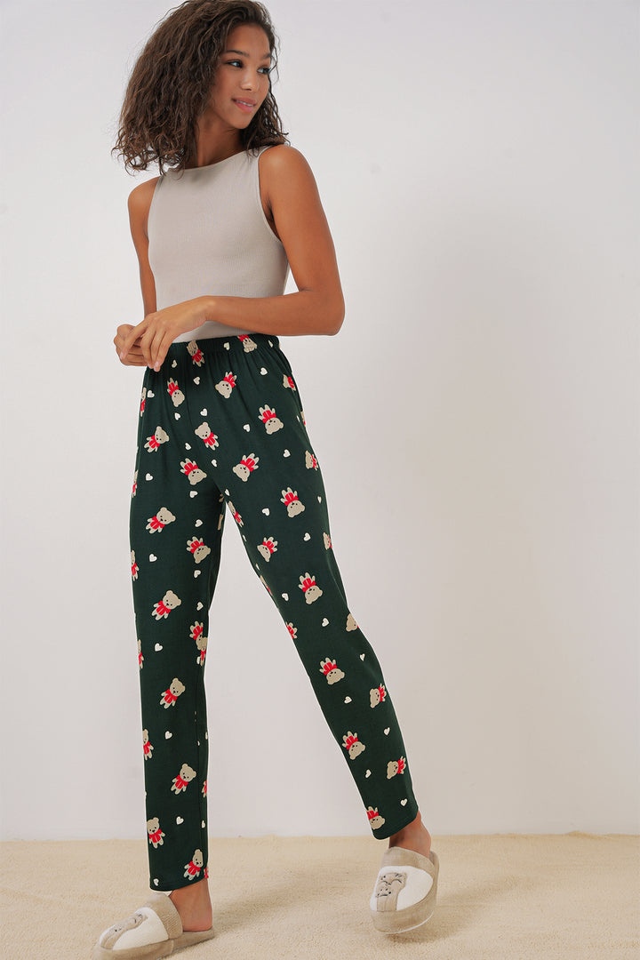 Bigdart Bas de pyjama à motif 4323 - a. zümrüt Verti