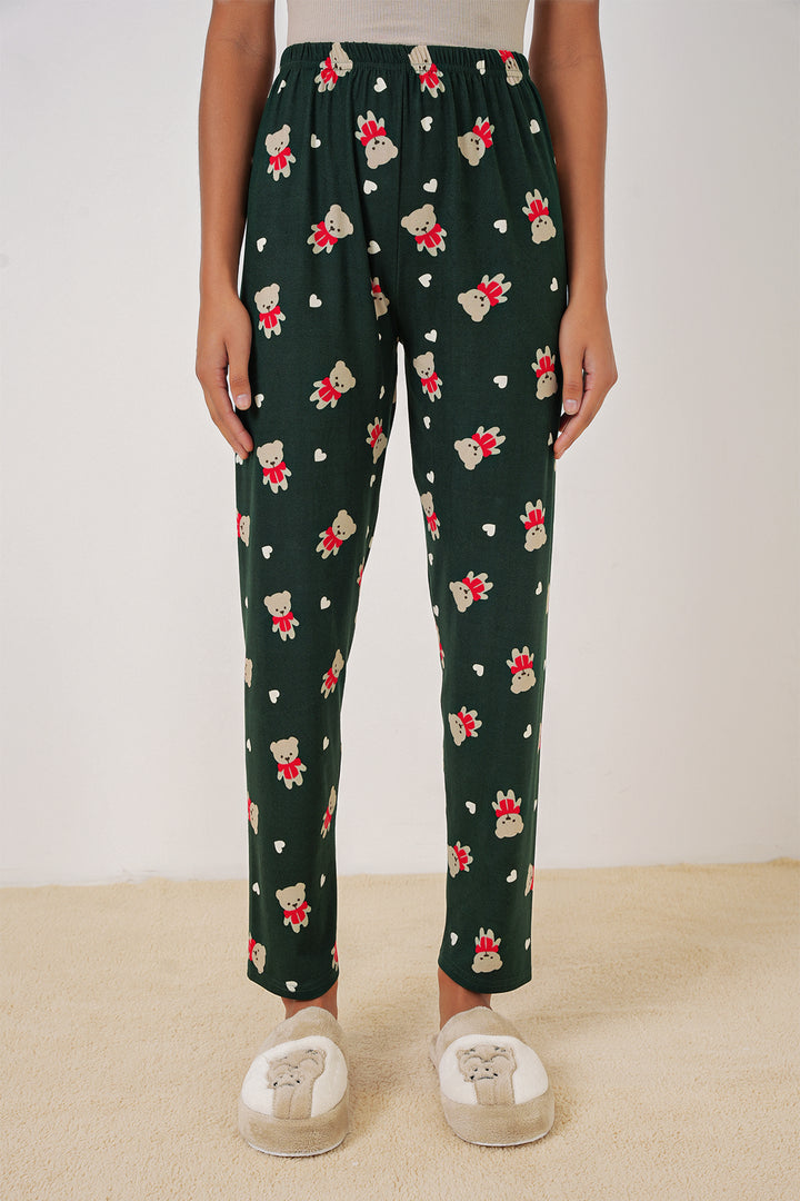 Bigdart Bas de pyjama à motif 4323 - a. zümrüt Verti