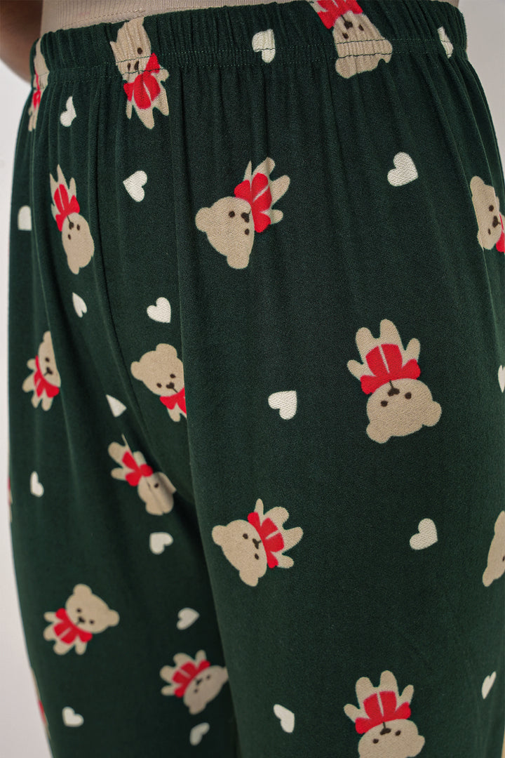 Bigdart Bas de pyjama à motif 4323 - a. zümrüt Verti