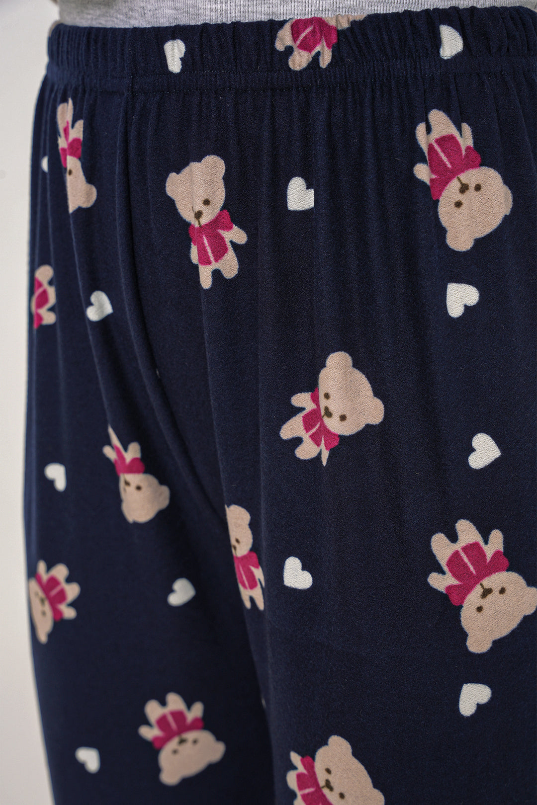 Bigdart 4323 Bas de pyjama à motifs - Bleu marine