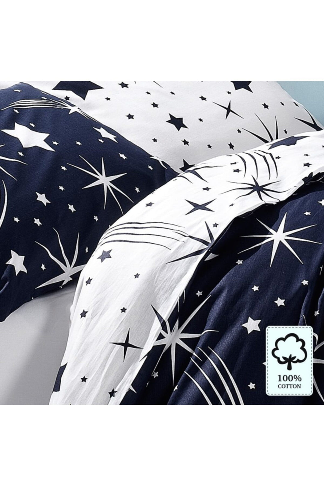 Maxhomen Ensemble de literie une personne Falling Star