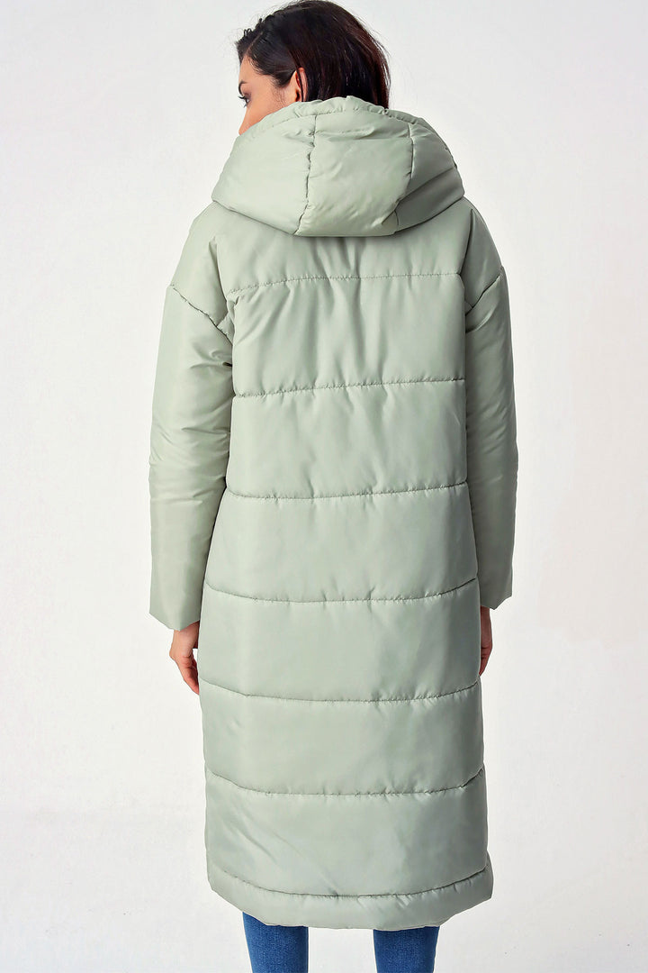 Bigdart 5120 Manteau long en duvet à capuche - Menthe