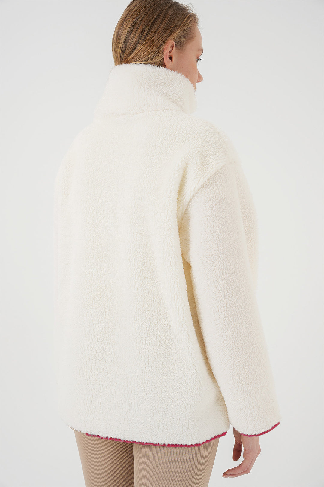 Bigdart Veste en peluche zippée 5211 - Rouge
