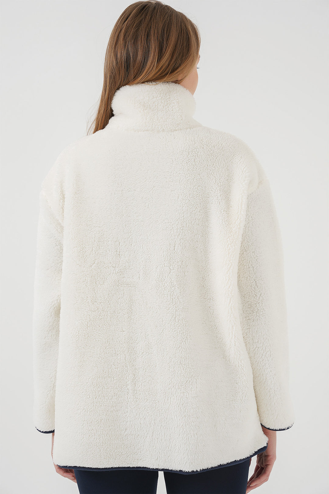 Bigdart 5211 Veste en peluche zippée - Bleu marine