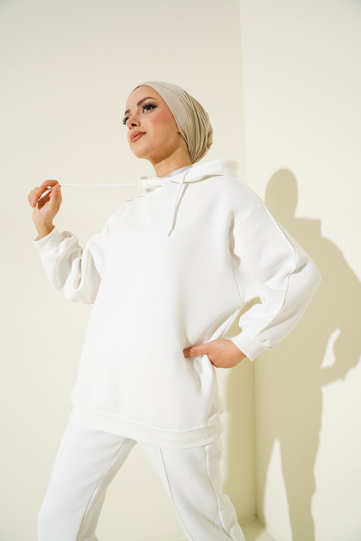 Bigdart Ensemble de survêtement oversize 55434 - Blanc