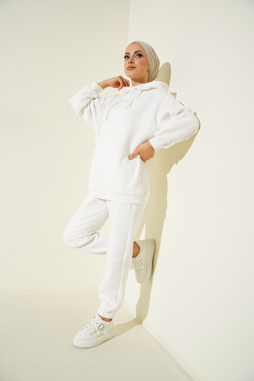 Bigdart Ensemble de survêtement oversize 55434 - Blanc