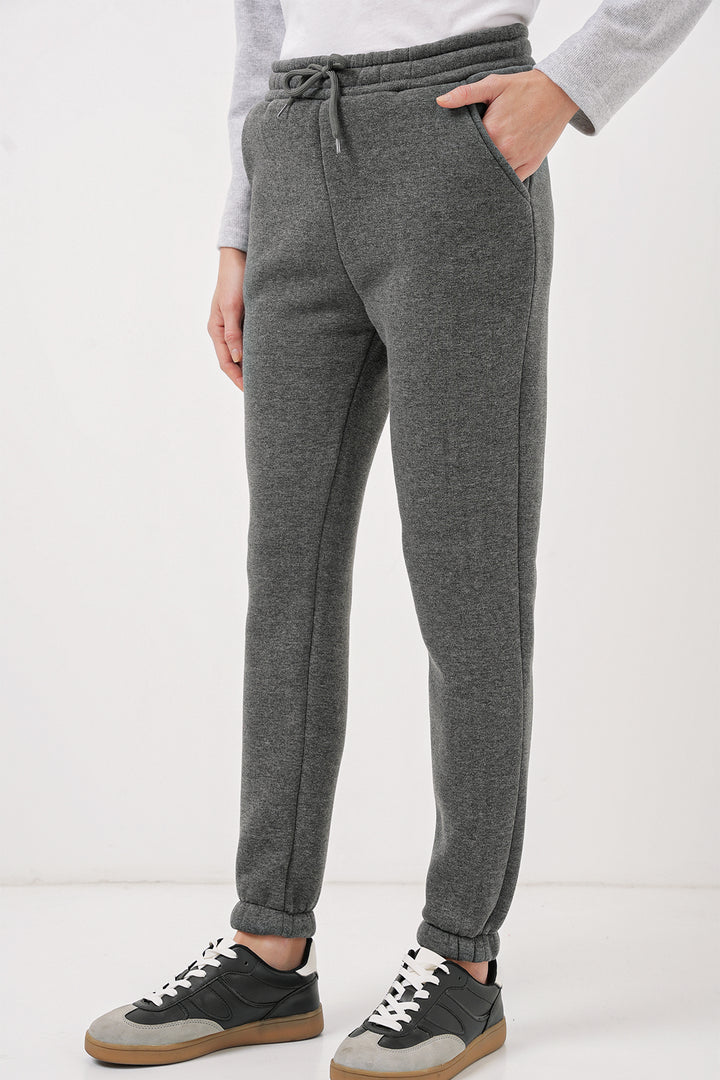 Bigdart 55450 Pantalon de survêtement en trois fils - Anthracite