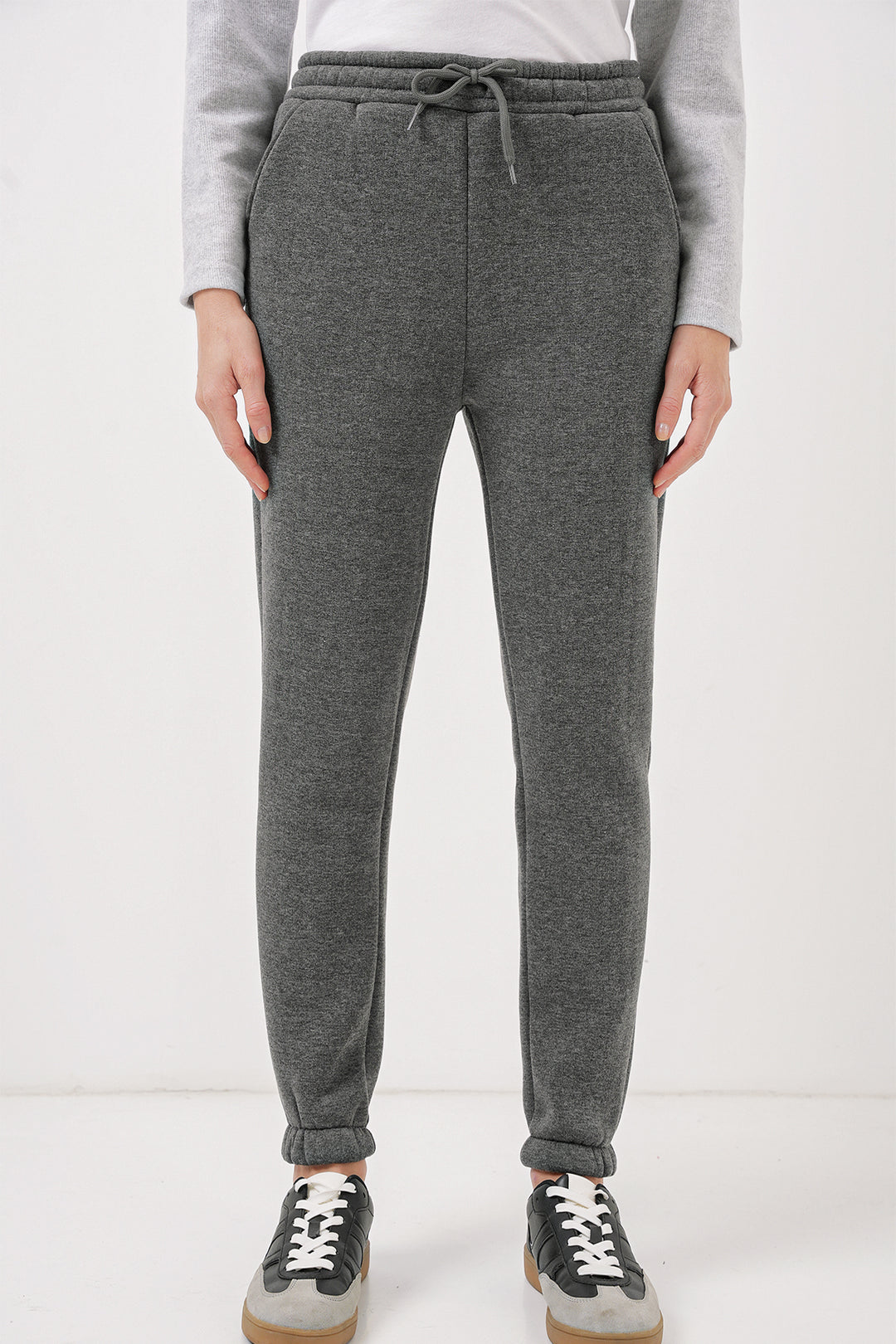 Bigdart 55450 Pantalon de survêtement en trois fils - Anthracite