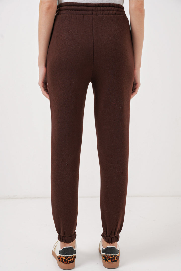 Bigdart 55450 Pantalon de survêtement en trois fils - Marron