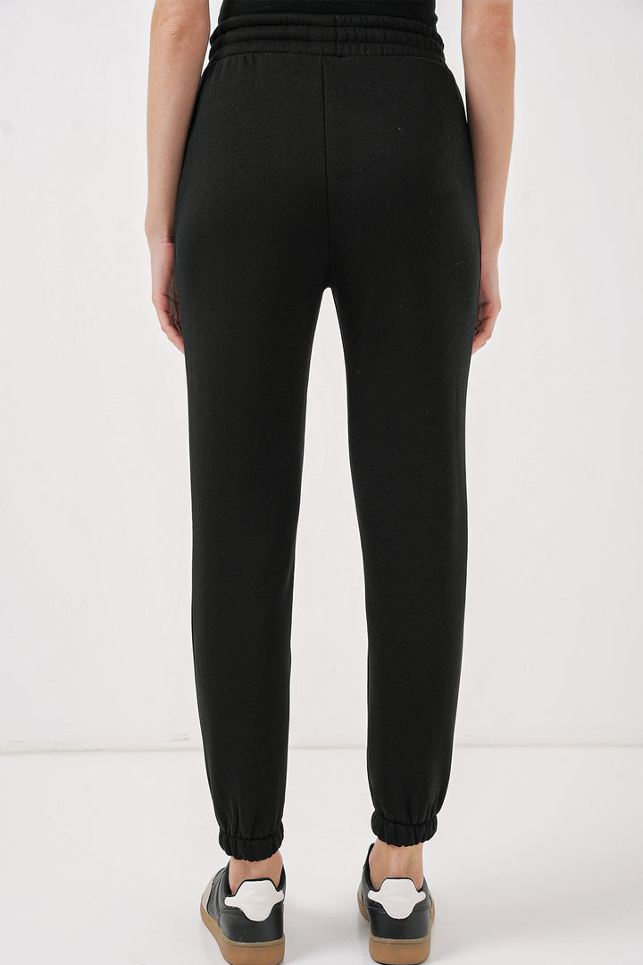 Bigdart 55450 Pantalon de survêtement en trois fils - Noir