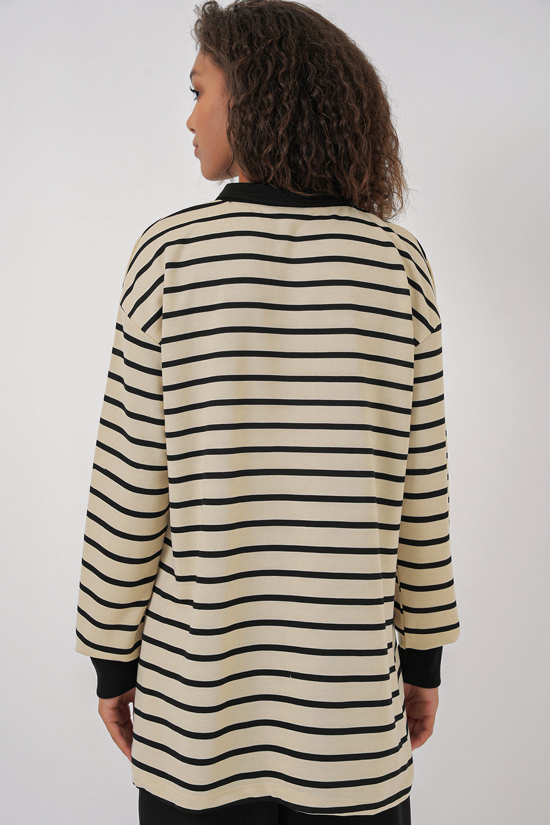 Bigdart 55454 Tunique de hijab à fermeture éclair pour femme - Noir
