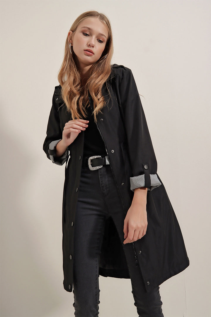 Bigdart 5808 Trench à ceinture - Noir