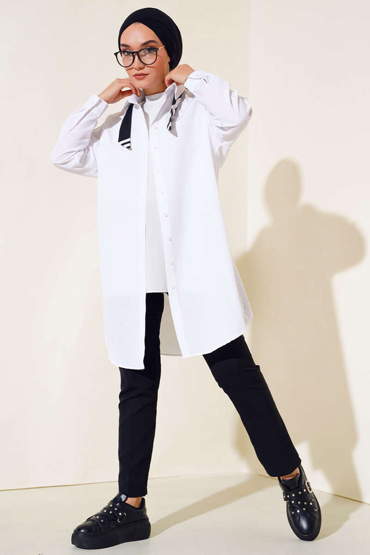 Bigdart 5845 Tunique Modeste - Blanc