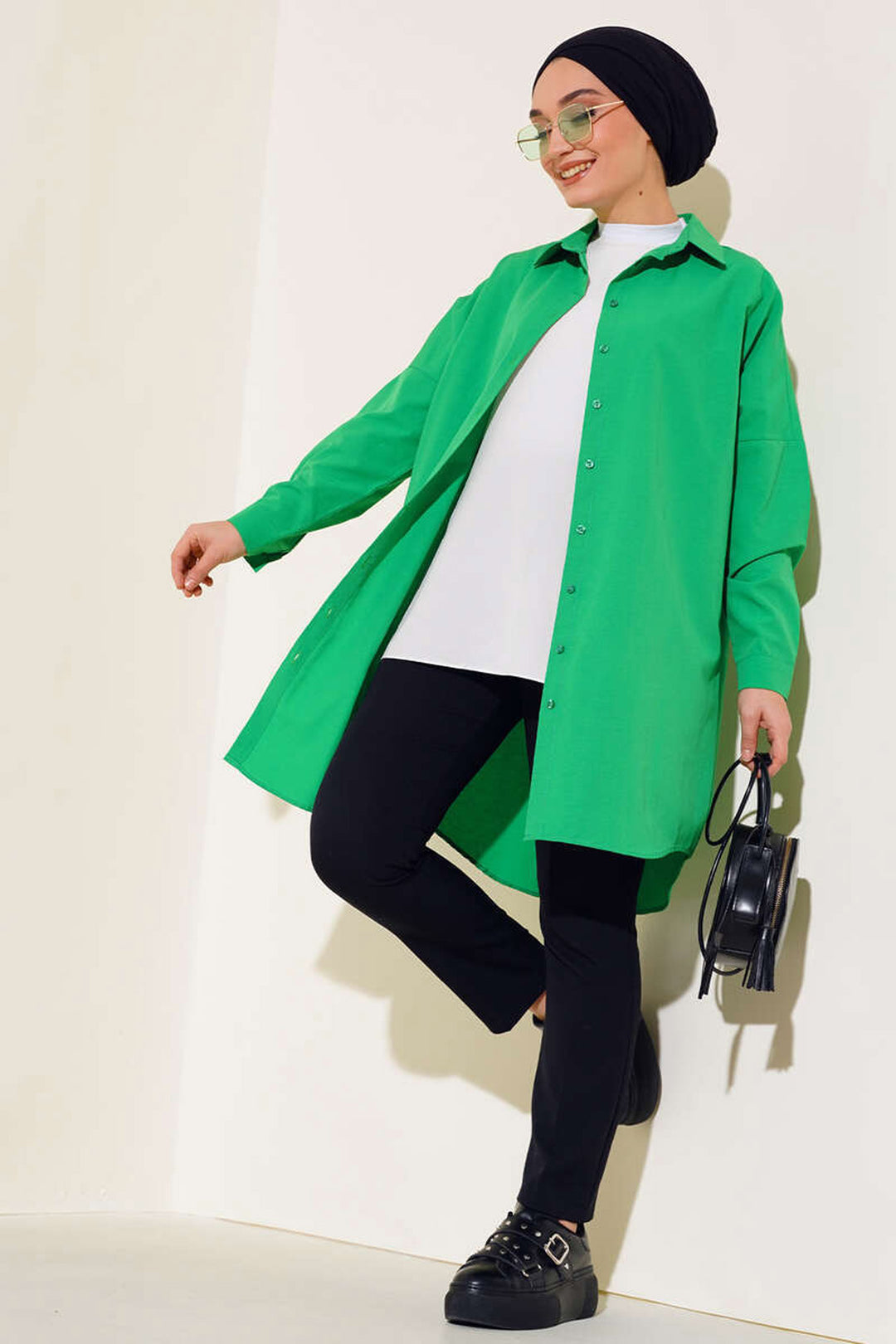 Bigdart 5845 Tunique Modeste - Vert