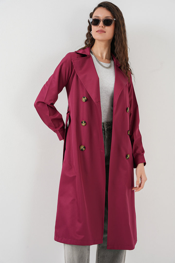 Bigdart Trench-coat Croisé 5853 - Bordeaux